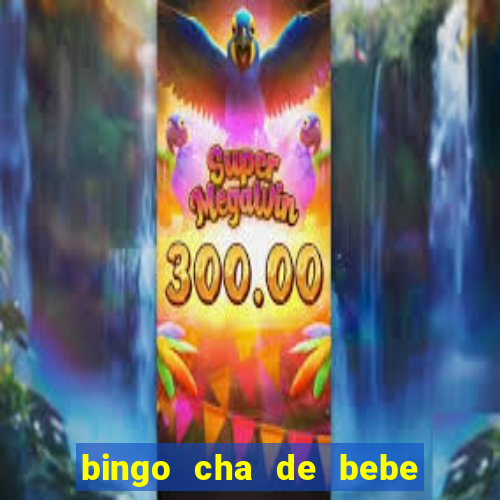 bingo cha de bebe cartelas para imprimir